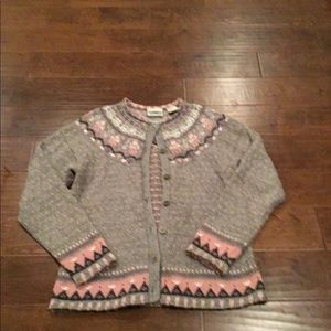 Northern Reflections girls medium cardigan sweater